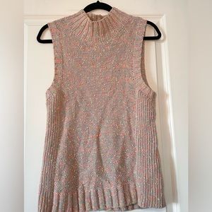 Anthropologie Brea Mock Sleeveless Sweater